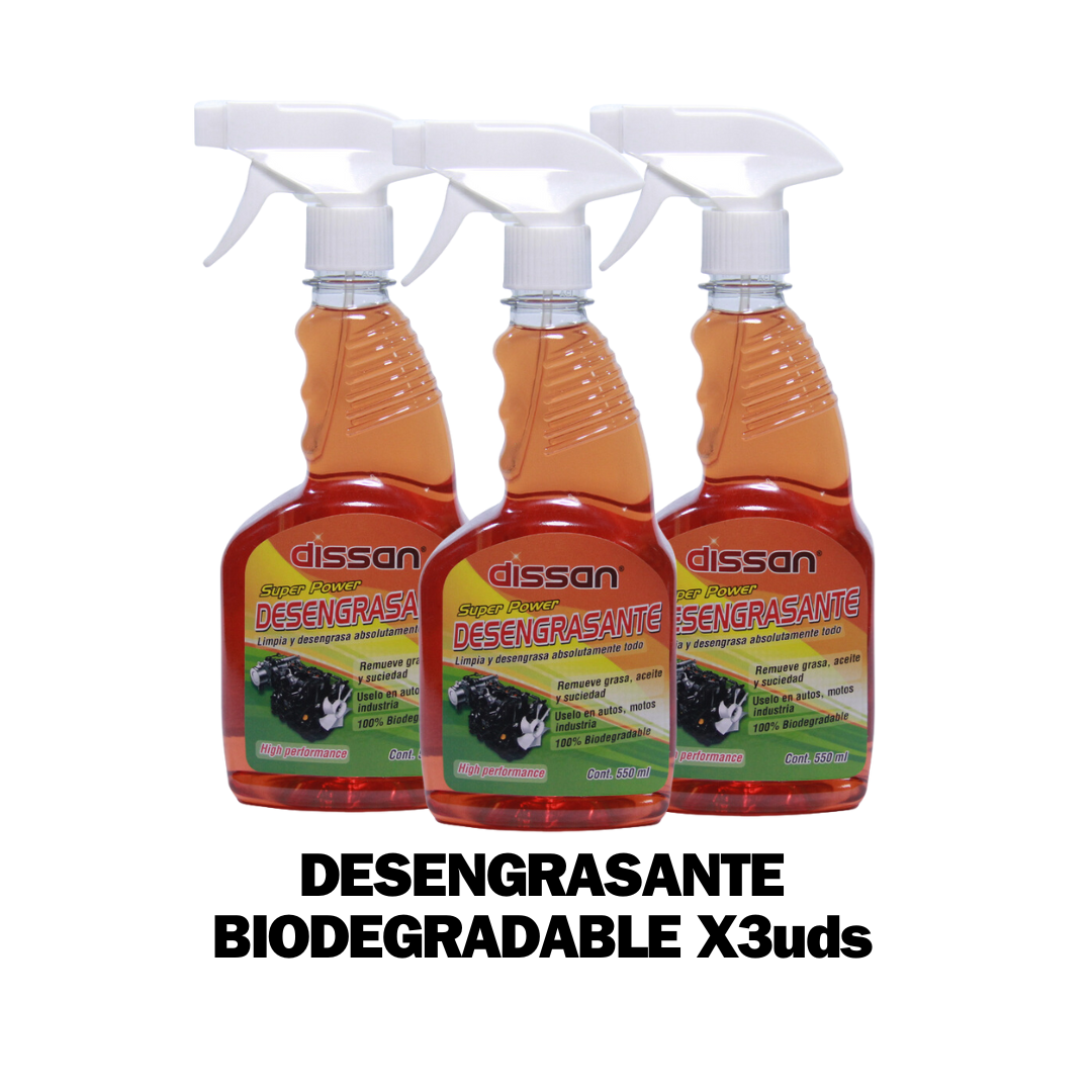 KIT - Desengrasante motor 550ml X 3Uds